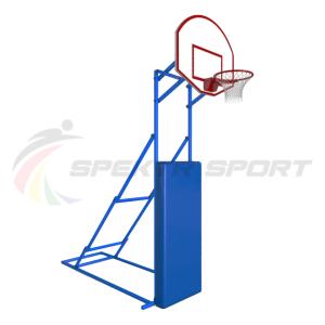 Купить Стойка стритбольная складная с фанерным щитом, кольцом, сеткой и защитой Street в Учалах 