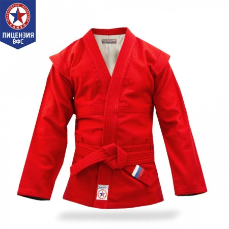 Купить Куртка для самбо "Атака" ВФС (подкладка, пояс)  р 36-48 в Учалах 