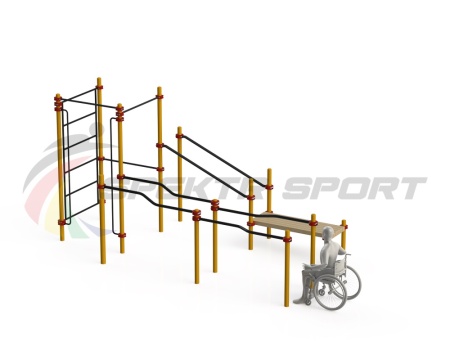 Купить Спортивный комплекс для инвалидов-колясочников WRK-D16_76mm в Учалах 